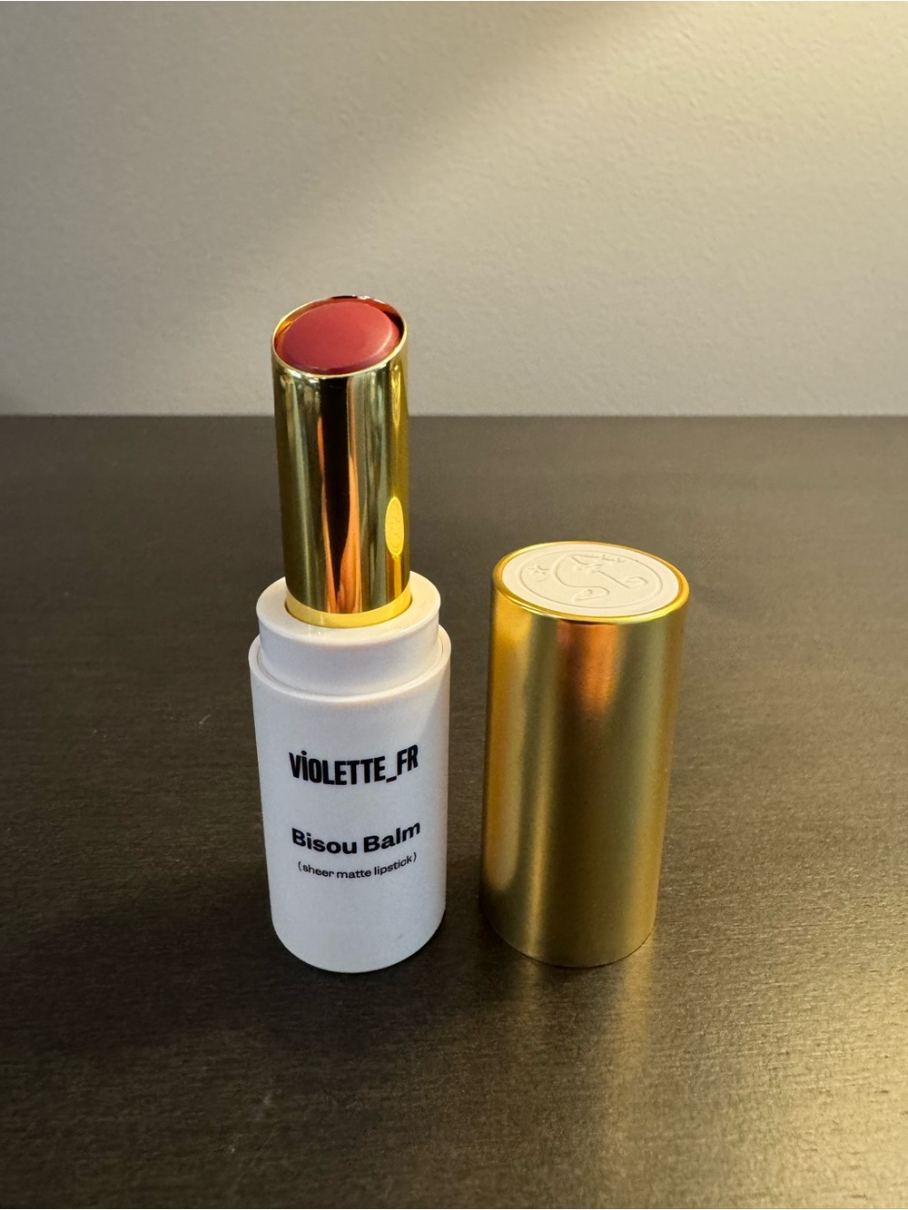 VIOLETTE_FR Bisou Balm Sheer Matte Lipstick Betise .08 oz 2.5 g Full Size NEW